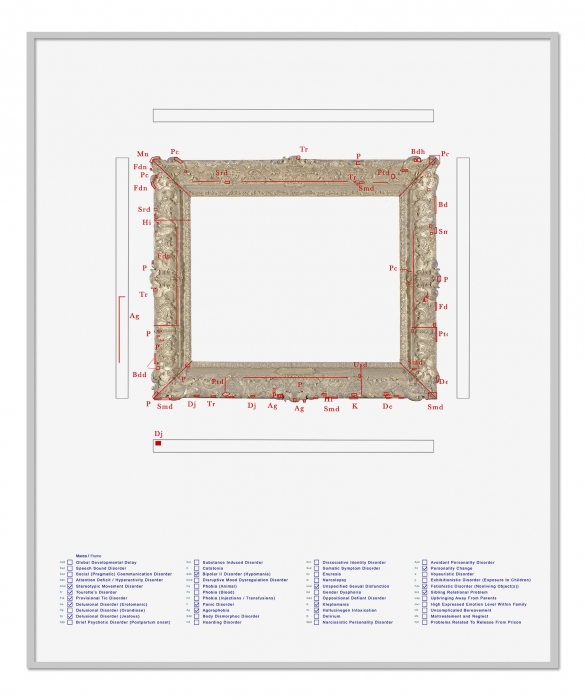 Walid Raad, Epilogue V: The Frames_Teniers, 2021, Pigmented inkjet print, 60 x 72 cm, 5+2AP