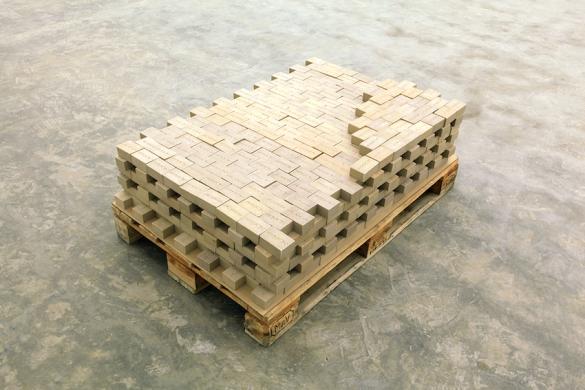 No condition is permanent, 2014, Engraved soaps, 9 x 6 x 4 cm each