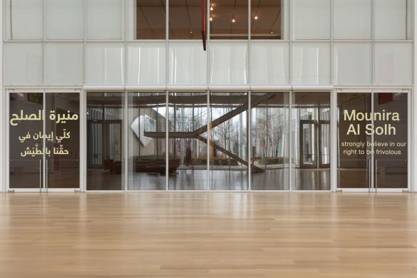 Mounira Al Solh: I strongly believe in our right to be frivolous, 2018, Exhibition view, Art Institute Chicago