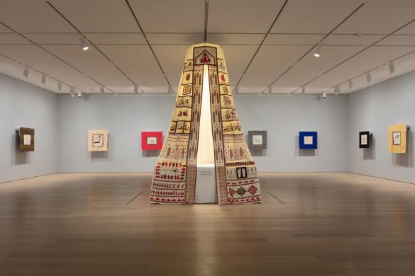 Mounira Al Solh: I strongly believe in our right to be frivolous, 2018, Exhibition view, Art Institute Chicago
