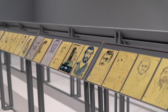 Mounira Al Solh: I strongly believe in our right to be frivolous, 2018, Exhibition view, Mathaf: Arab Museum of Modern Art