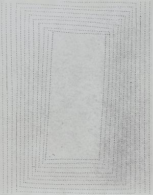 Practice Piece (Sewing Excerise #21W), 2019, Silver gelantin print, 53 x 40cm
