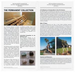 The Palestinian Museum of Natural History and Humankind, Newsletter, Autumn - Winter 2008