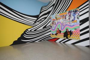Christine Streuli, Zu Gast in der Sammlung, Exhibition view, Folkwang Museum, 2017