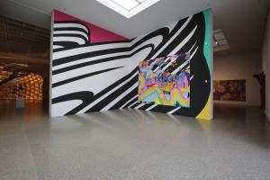 Christine Streuli, Zu Gast in der Sammlung, Exhibition view, Folkwang Museum, 2017
