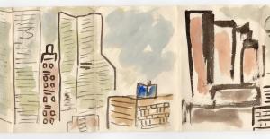 "From Laura's window", New York, May 23. 1990, 1990, p. 13-15