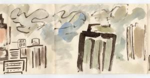 "From Laura's window", New York, May 23. 1990, 1990, p. 16-18