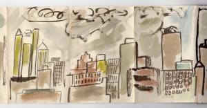 "From Laura's window", New York, May 23. 1990, 1990, p. 19-21
