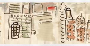 "From Laura's window", New York, May 23. 1990, 1990, p. 7-9