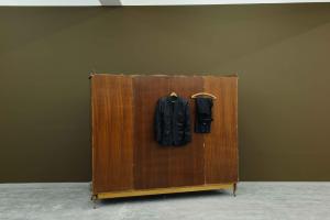 Inside Out, 2002, Wood, fabric, 200 x 240 x 60 cm, Ed. 3 + 2 AP