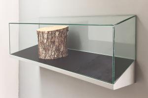 Olive Trunk, 2017, Wood, glass case, 25 x 30 cm, Ed. 3 + 2 AP