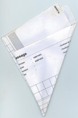 Papiers Pliés_fig 2, 2007, C-print, 40 x 30 cm