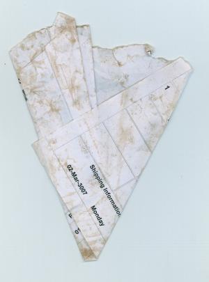 Papiers Pliés_fig 7, 2007, C-print, 40 x 30 cm
