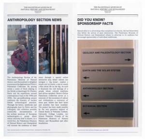 The Palestinian Museum of Natural History and Humankind, Newsletter, Summer 2011