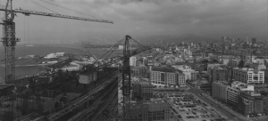 Balthasar Burkhard, Marina II, 2006, Vintage silver print, 78 x 166 cm