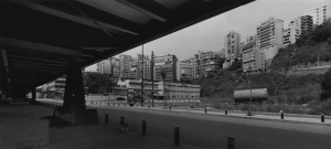 Balthasar Burkhard, Pont Fiat - Beirut, 2006, Vintage silver print, 78 x 166 cm