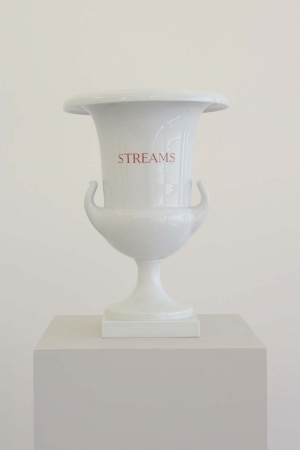 Winds, Woods, Streams, Seas (design after Carl Friedrich Riese, 1799), 2003, 4 Porcelain vases, 43 x 30 cm each, Unique, Streams