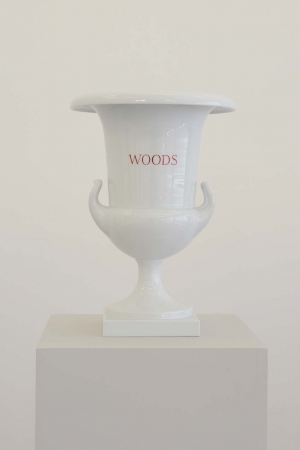 Winds, Woods, Streams, Seas (design after Carl Friedrich Riese, 1799), 2003, 4 Porcelain vases, 43 x 30 cm each, Unique, Woods