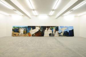 Acampamento Vila Nova Palestina, 2017, 4 Oil on canvas, 1200 x 800 cm all, 200 x 300 cm each, Ed. 3 + 2 AP