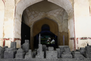 Cabaret Crusades: The Horror Show File (2010), The Path to Cairo (2012). Film and site-specific installation, Exhibition views, Lahore Biennale 2020