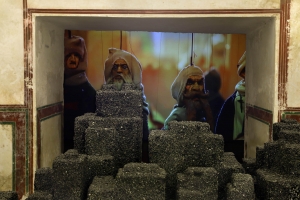 Cabaret Crusades: The Horror Show File (2010), The Path to Cairo (2012). Film and site-specific installation, Exhibition views, Lahore Biennale 2020