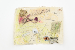 Marwan Rechmaoui, True Colours of Life, 2018, Pastel on paper, 75.5x56.5cm, Exhibition view, Sfeir-Semler Gallery Beirut, 2021