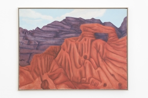 Aref El Rayess, Fajer al Amal (Deserts series), 1988, Oil on canvas, 92 x 121,5 cm