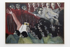 Aref El Rayess, Le 5 Juin (Blood and Freedom series), 1967, Oil on canvas, 149 x 200 cm