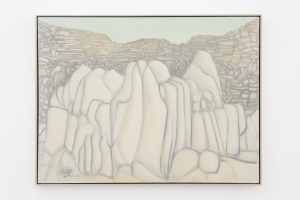 Aref El Rayess, Untitled (Deserts series), 1986, Oil on canvas, 92 x 122 cm