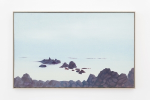 Aref El Rayess, Untitled (Deserts series), 1988, Oil on canvas, 76 x 121,5 cm