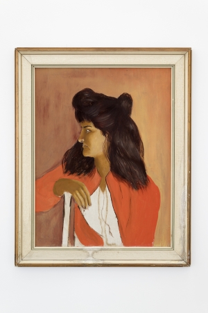 Aref El Rayess, Untitled, c. 1950s, Oil on plywood, 63 x 48 cm