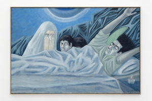 Aref El Rayess, Untitled, 1966, Oil on canvas, 100,5 x 150 cm