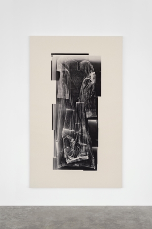 Tarik Kiswanson, Passing (1), 2022, inkjet on cotton, 245 x 150 cm