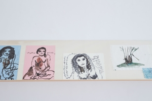 Mounira Al Solh, 13 April, 13 April, 13 April, 2020, Drawings on paper, Various dimensions