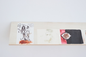 Mounira Al Solh, 13 April, 13 April, 13 April, 2020, Drawings on paper, Various dimensions