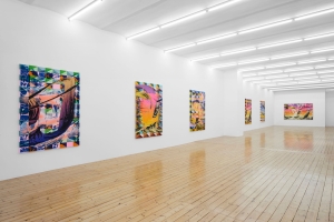 Christine Streuli, Exhibition view „Falling apart (permanent version),” Sfeir-Semler, Hamburg, 2023