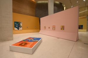 Etel Adnan: Between East and West, Exhibition view King Abdulaziz Center for World Culture (Ithra) 2024