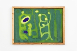 Aref El Rayess, Untitled, 1999, Acrylic on masonite, 49x69cm