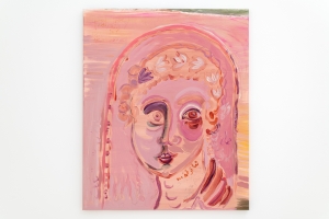 The Ancient Faces of Sailors 5, 2025, Acrylic on canvas, Natural pigment, gesso and pencil on canvas, 95 x 80 cm