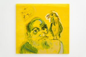 The Ancient Faces of Sailors 2, 2025, Acrylic on canvas, Natural pigment, gesso and pencil on canvas, 80 x 85 cm