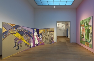 Installation view, Mounira Al Solh: A land as big as her skin, 2025, The Bonnefanten Museum, Maastricht, Netherlands