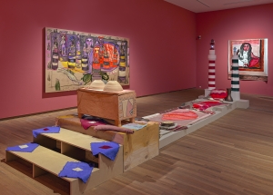 Installation view, Mounira Al Solh: A land as big as her skin, 2025, The Bonnefanten Museum, Maastricht, Netherlands