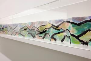 Etel Adnan: The Weight of the World, 2016, Exhibition view, Serpentine Sackler Gallery