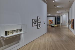 Etel Adnan, 2018, Exhibition view, Zentrum Paul Klee, Bern