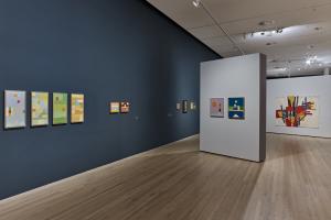 Etel Adnan, 2018, Exhibition view, Zentrum Paul Klee, Bern