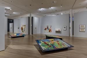 Etel Adnan, 2018, Exhibition view, Zentrum Paul Klee, Bern