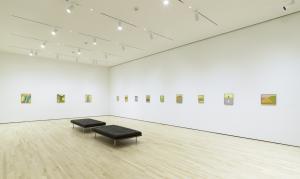 New Work: Etel Adnan, 2018, Exhibition view, SFMOMA