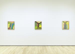 New Work: Etel Adnan, 2018, Exhibition view, SFMOMA