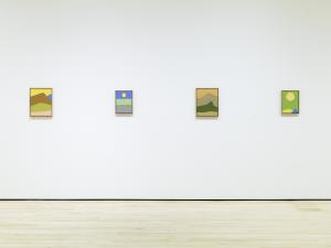 New Work: Etel Adnan, 2018, Exhibition view, SFMOMA