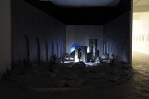 Cabaret Crusades: The Horror Show File, Scenography, 2010, Mixed media installation, Installation view, Sfeir-Semler Gallery Beirut